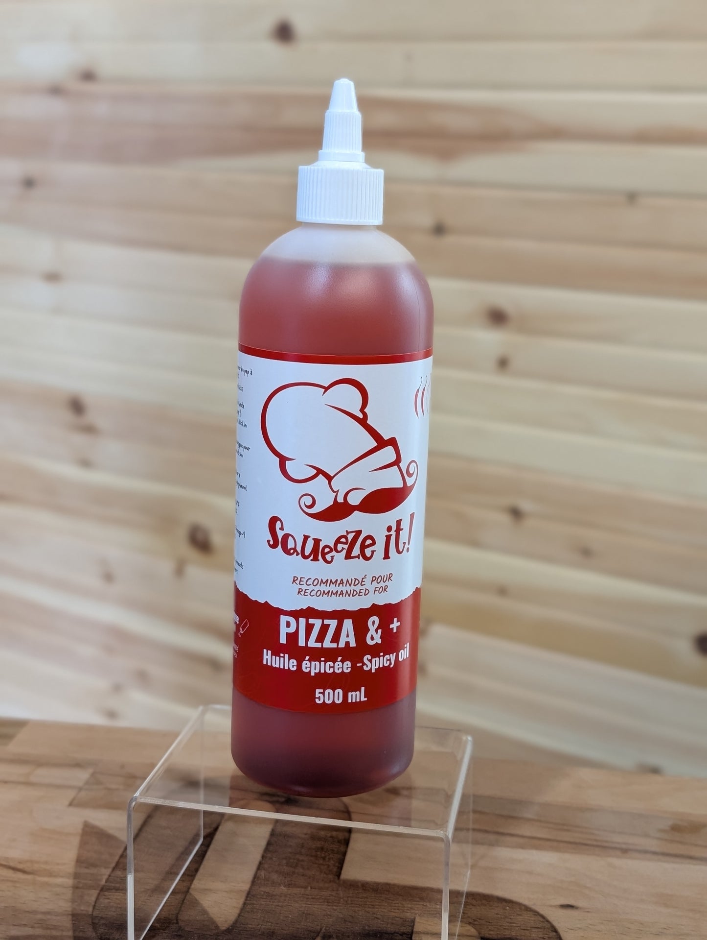 Squeeze It Pizza, Huile épicée- Spicy oil 6X500ml