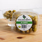 OLIVES VERTES MARINÉES DÉNOYAUTÉES À L'AIL / OLIVE PRESSÉE PITTED MARINATED GREEN OLIVES WITH GARLIC