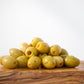 OLIVES VERTES MARINÉES DÉNOYAUTÉES AU PIMENT CAJUN / PITTED MARINATED GREEN OLIVES WITH CAJUN PEPPER