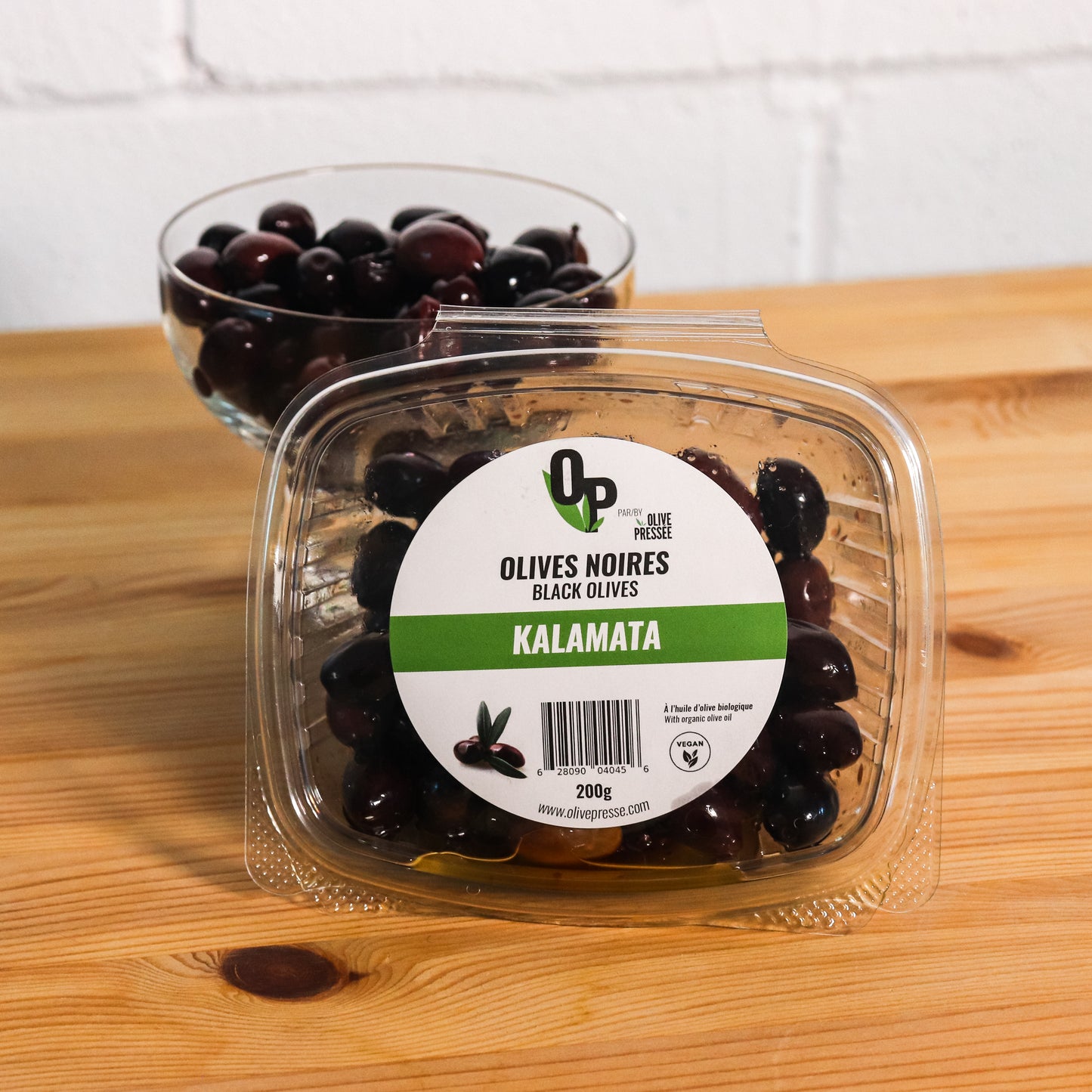 OLIVES KALAMATA NOIRES SALÉES / SALTED BLACK KALAMATA OLIVES