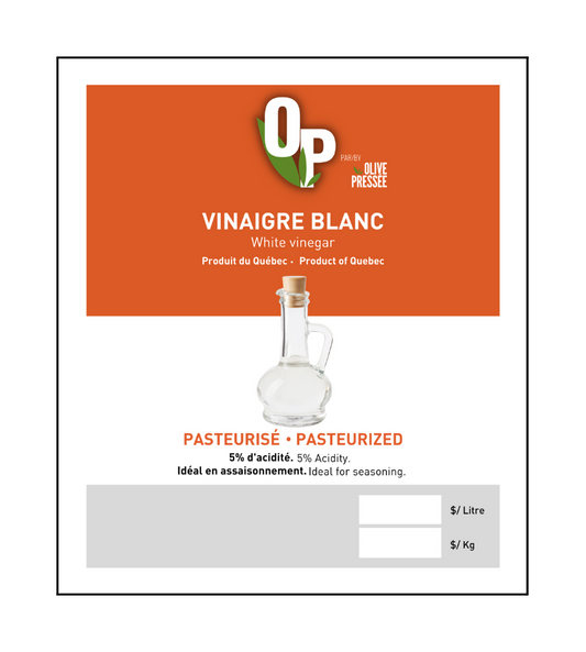 VINAIGRE BLANC 5% / WHITE VINEGAR 5%